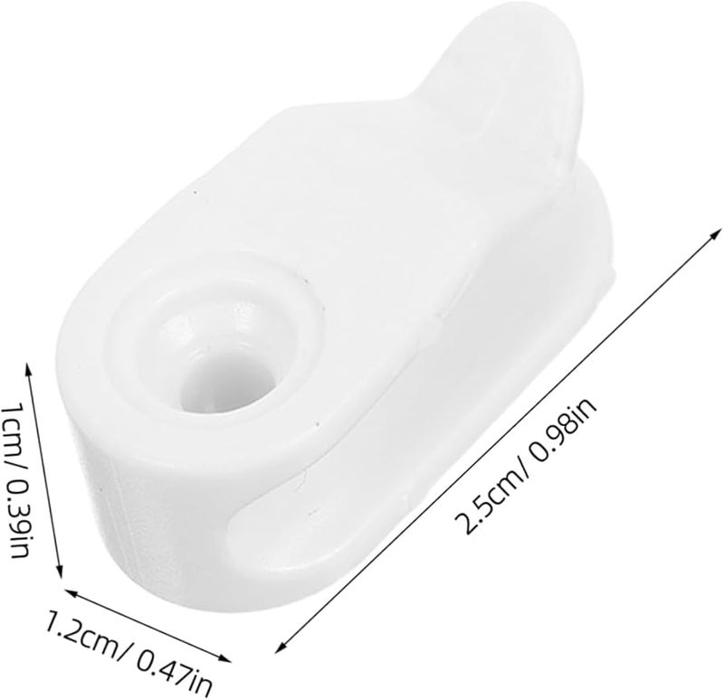 VICASKY 10 قطع من خطافات الإضاءة البلاستيكية المقاومة للرياح ومشابك LED لتزيين الحدائق والفسحات الخارجية - Image 3