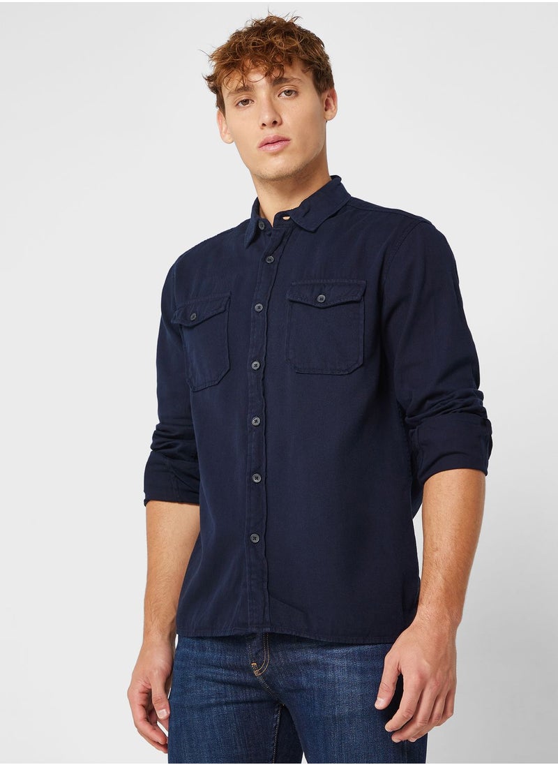 Seventy Five - Long Sleeve Twill Shirt - Image 1