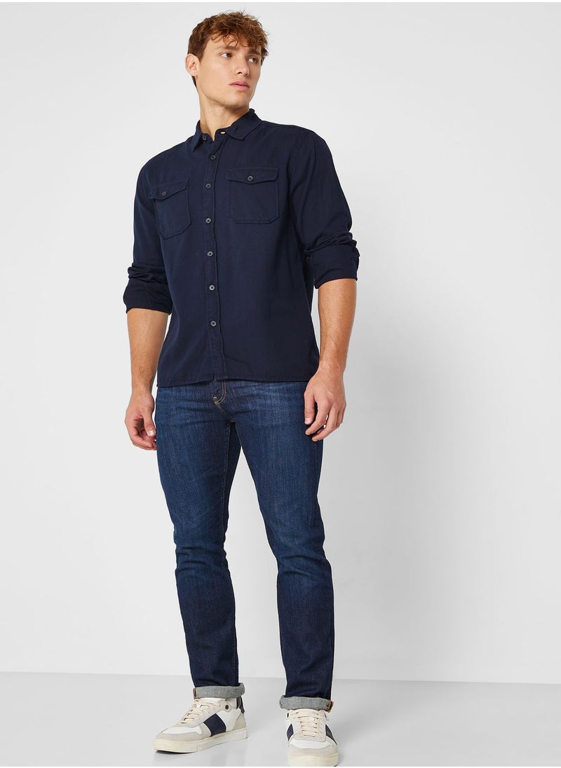 Seventy Five - Long Sleeve Twill Shirt - Image 1