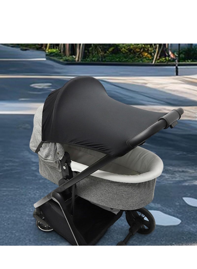 Pushchair Stroller Sunshade, UV Stroller, Protective Stroller Sunshade, Easy Install Pushchair Sunshade, All-Weather Pushchair Sunshade with Ventilation for Toddler - Image 2