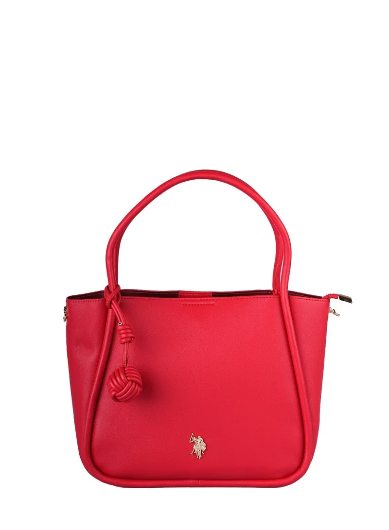 U.S. Polo Assn. RED U.S. Polo Assn. Women's Shoulder Bag, Ladies Large Capacity Shoulder Bag Handbag Tote Bags Clutch Bag, Women's Leather Hobo Bag, Women's Tote Bag, Women's Shoulder Bag, Women's Hand Bag, Women's Travel Bag, for Office Sling Bag Side Bag and Girls College Students  | Best Price UAE