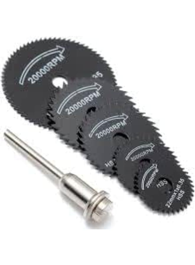 HSS Rotary Tools Mini Circular Saw Blades Cutting Discs Set (8 pcs)