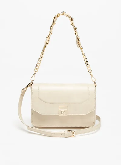 فلورا بيلا من شو إكسبرس Women's Flora Bell Solid Crossbody Bag With Magnetic Closure And Chain Strap