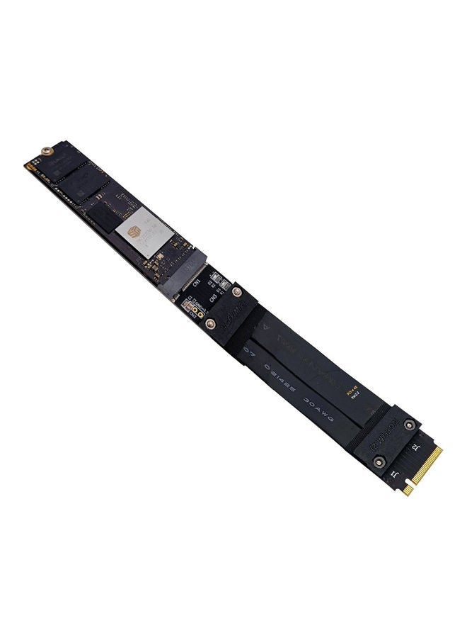 NIBEMINENT M.2 NVMe SSD Solid State Drive Extension Cable Black - Image 1