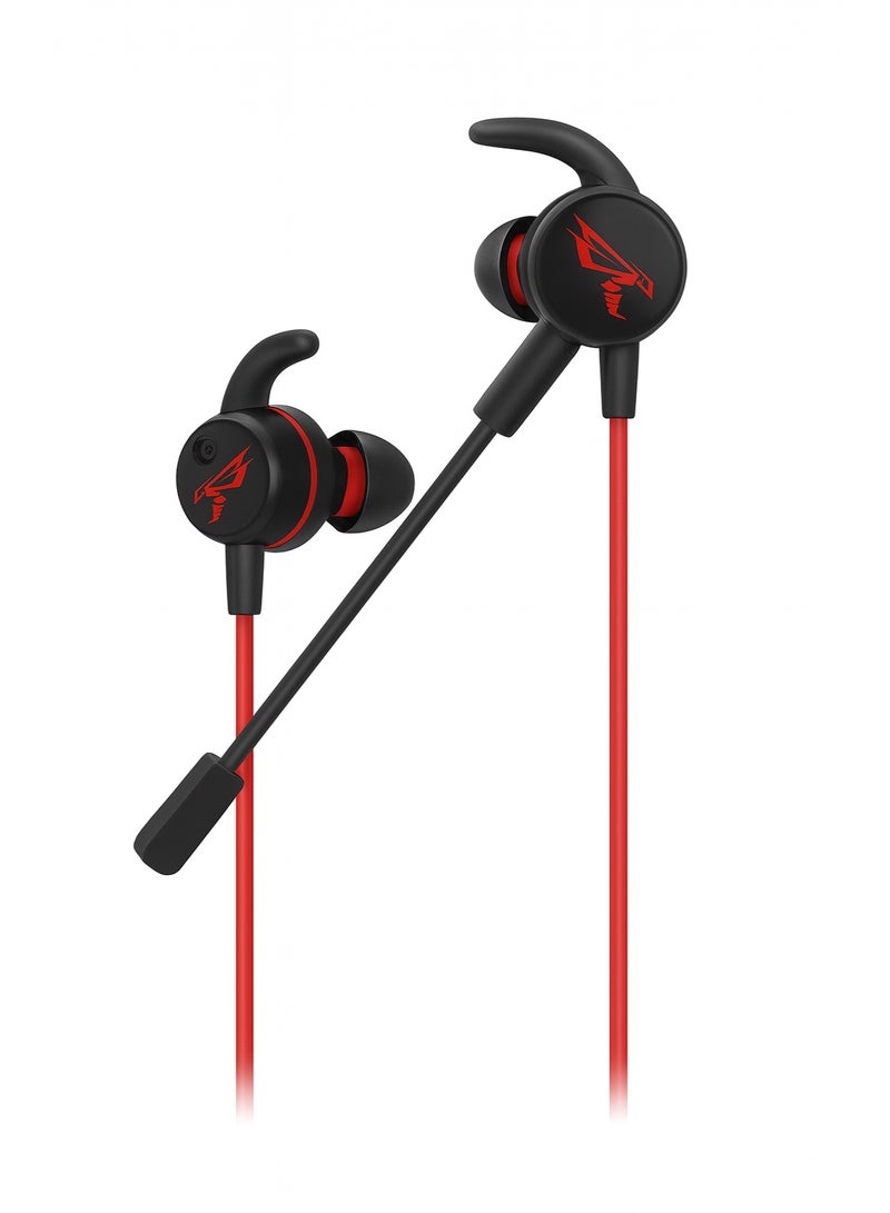 G618I Wired Gaming Headset - Detachable Dual Microphone - High-Quality Surround Sound - Ergonomic Design Compatible with All Phones - Black - Image 1