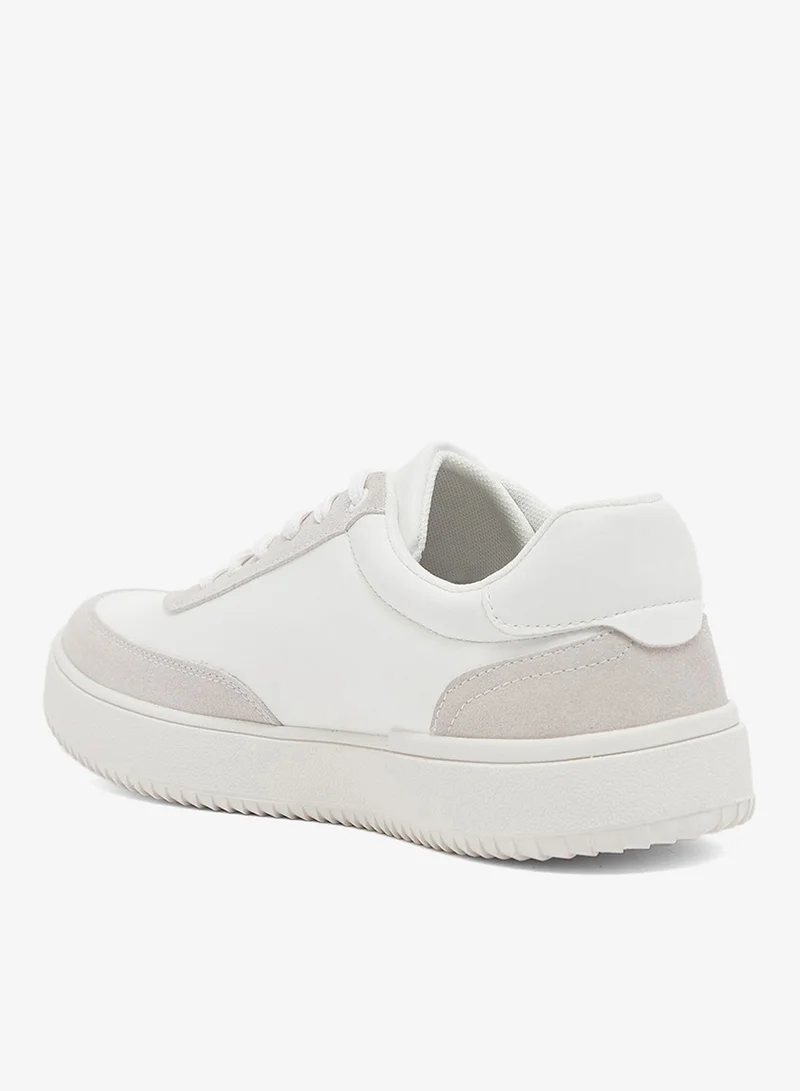 Robert Wood Brogue Detail Casual Sneakers