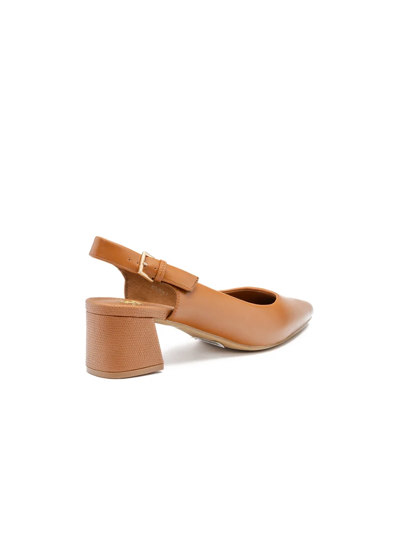 Bata  Pointed Slingback Block‑Heel Shoes for Women | Best Price UAE