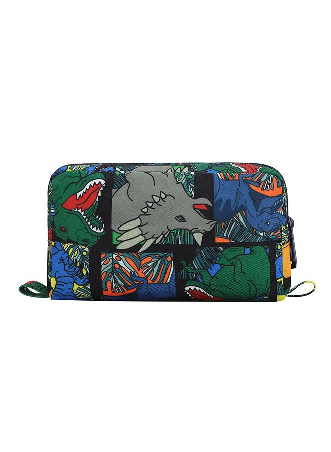 CUBS Dinosaur Print Waterproof pencil case pouch with zip closure - Image 3
