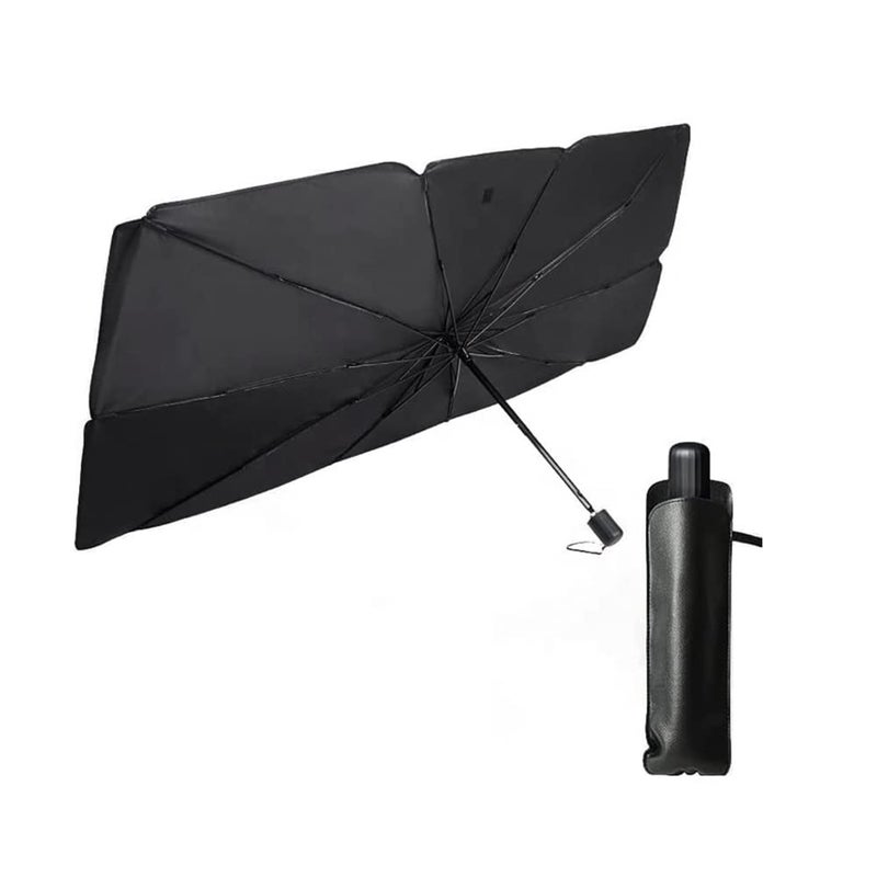 روك بو ROCK POW نافذة السيارة مظلة سيارة قابلة للطي لكتلة الأشعة فوق البنفسجية تحافظ على برودة السيارة سهلة الاستخداممتجر 50x25