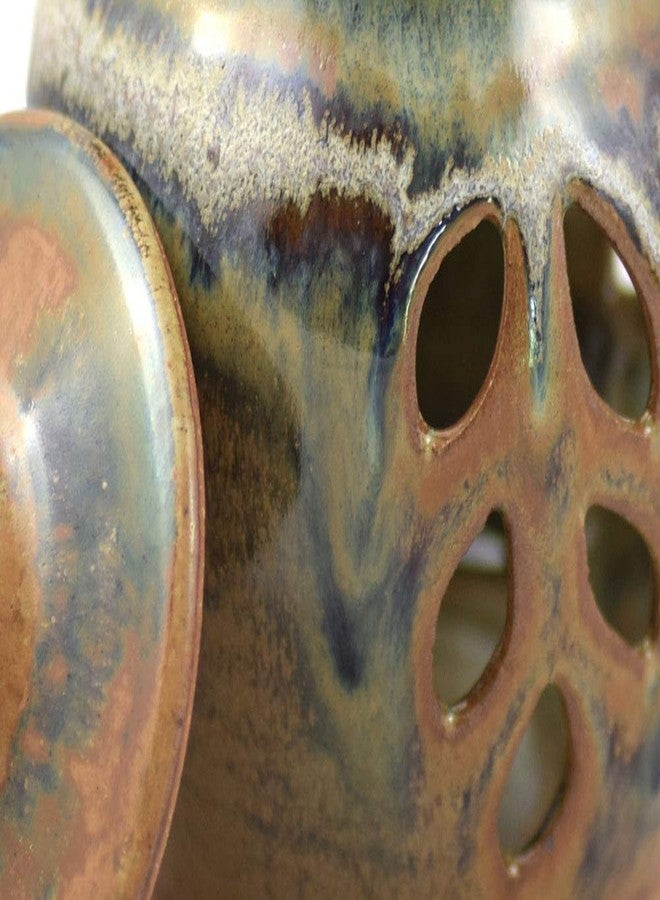 Modern Artisans مجموعة توسكان فارمهاوس: مرطبان لحفظ الثوم من الخزف الحجري، صنع في أمريكا - Image 3