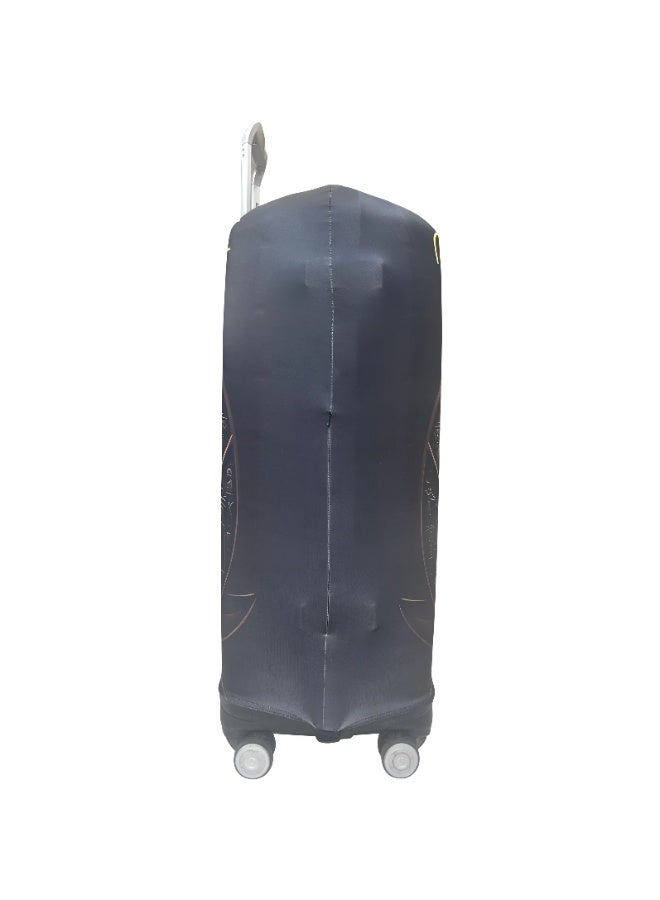 natOnat Travel Luggage Cover Protector - Suitcase Cover - Stretchy, Washable Spandex & Polyester - Protects Against Dirt & Scratches - Egyptian lotus Design - Fits 65-70 CM Height (Large) - Image 4