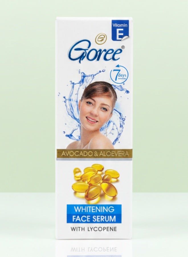 جوري سيروم الوجه فيتامين اي غوري مع الليكوبين 30 مل لتفتيح البشرة وترطيبها ومقاومة البقع الداكنة - Image 1