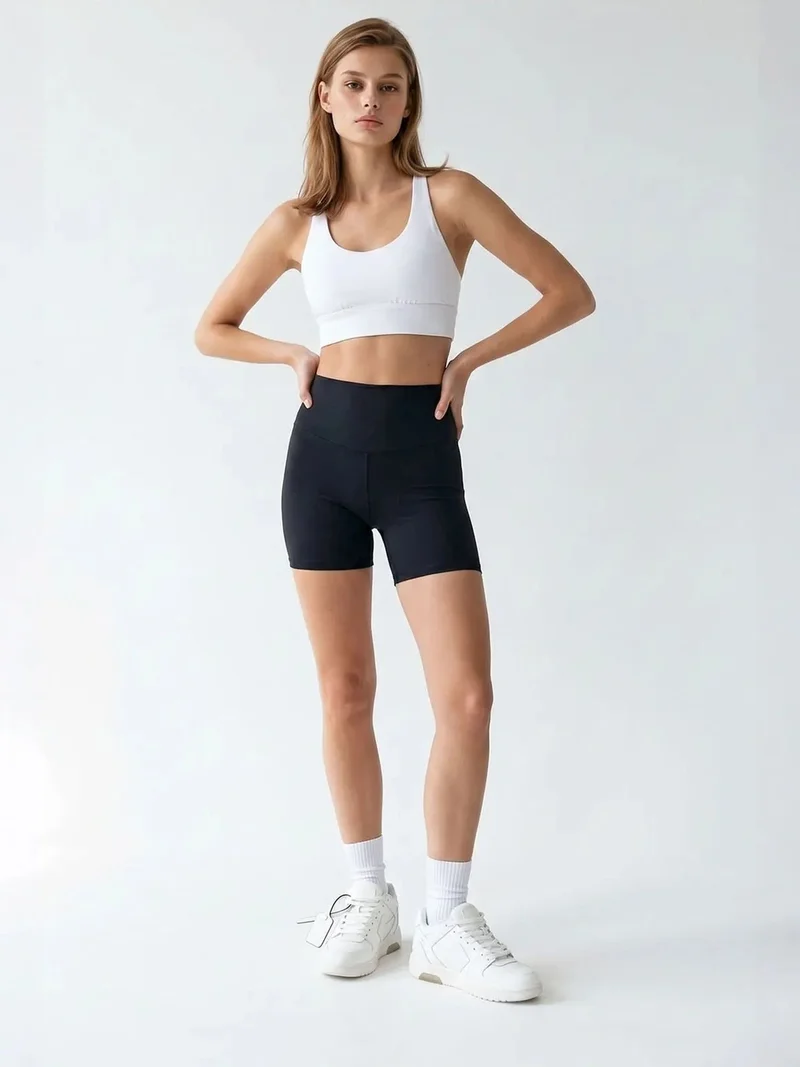 ميكسراي MIXRAY High-Waist Skinny Cycling Shorts