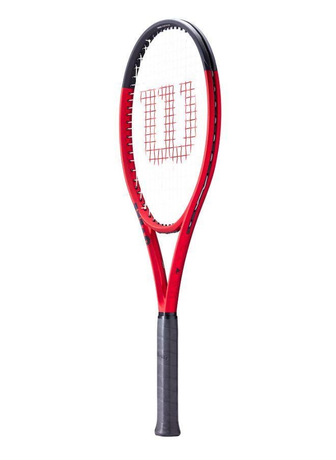 Wilson Clash 100 V2 Tennis Racket, 16x19, Adults, Intermediate/ Advanced - Red/ Black  - Image 3