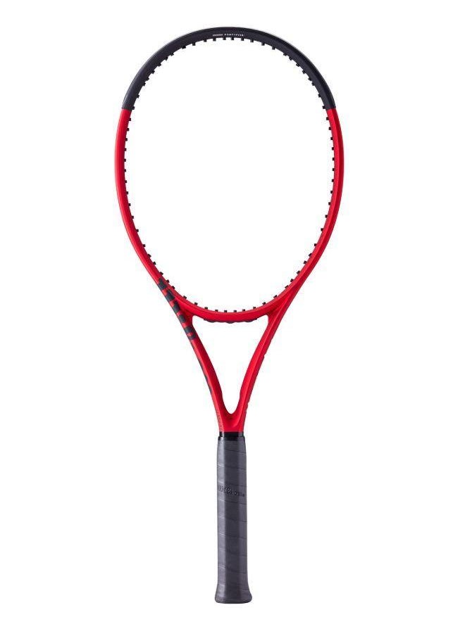 Wilson Clash 100 V2 Tennis Racket, 16x19, Adults, Intermediate/ Advanced - Red/ Black  - Image 5