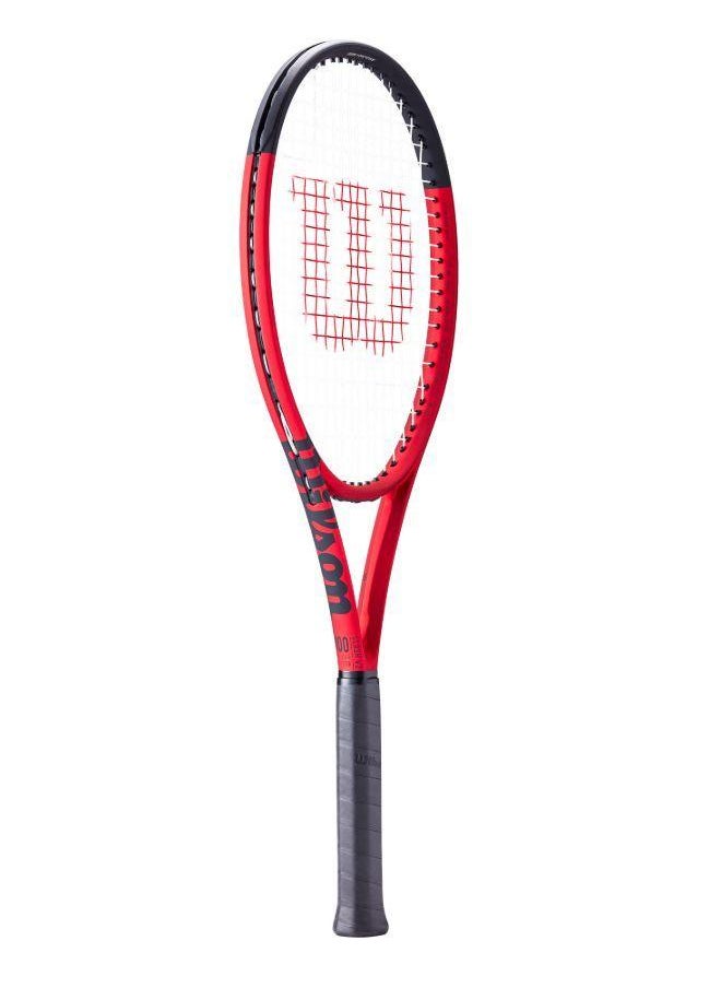 Wilson Clash 100 V2 Tennis Racket, 16x19, Adults, Intermediate/ Advanced - Red/ Black  - Image 2