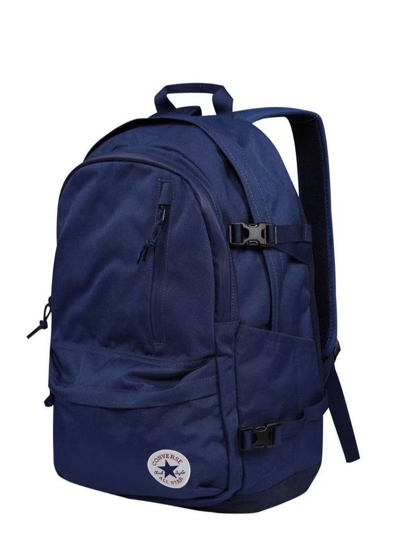 كونفرس حقيبة ظهر كونفرس القماشية المقاومة للماء للرجال والنساء، عملية ومتعددة الاستخدامات، حقيبة شبكية للطلاب، حقيبة ظهر للسفر 31*46*16 سم - Image 2