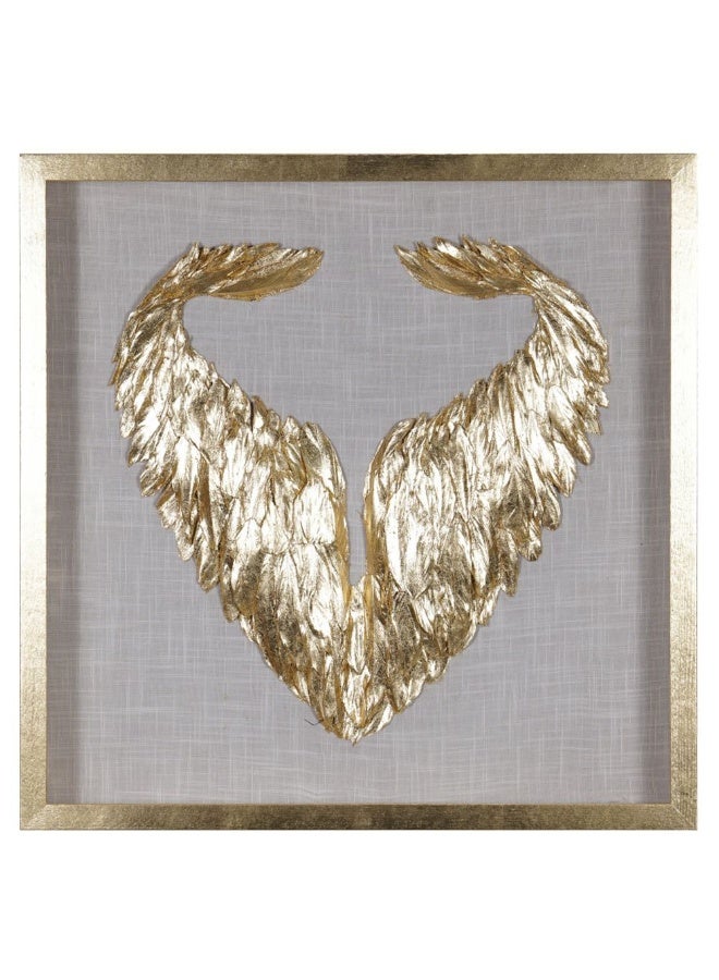 DANUBE HOME Danube Home Skia Glass & Pp Wings Of Flame Shadow Boxes Wall Art - 60X60X60Cm Abstract Wall Decor For Living Room, Bedroom & Office Modern Home Decoration Decorative Home Accessories 