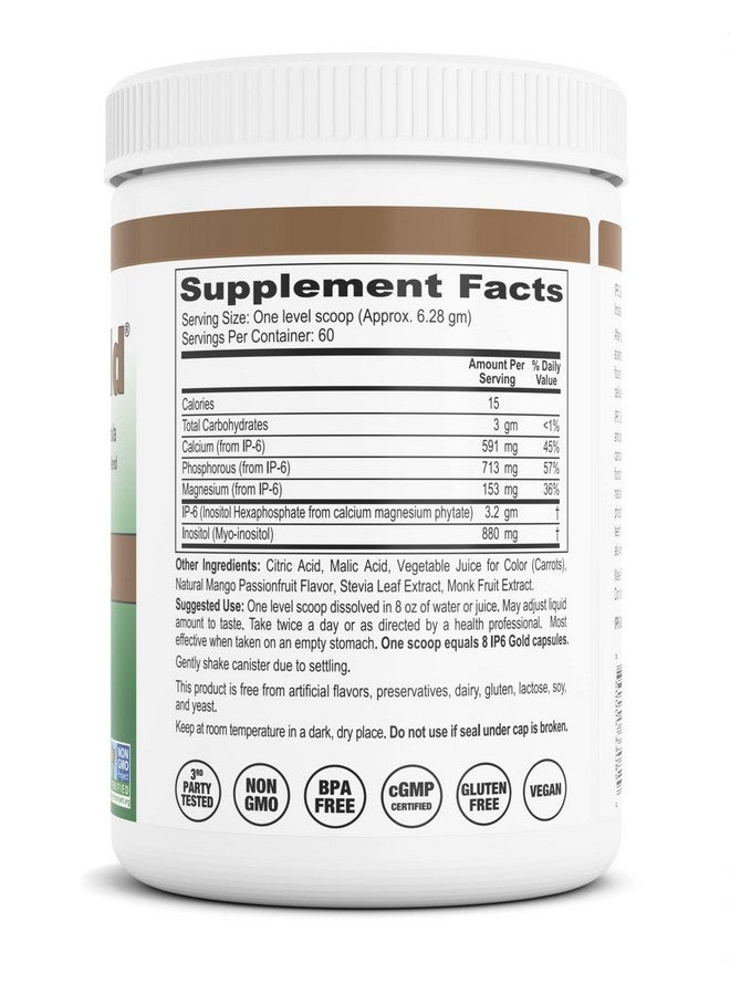 IP6 Gold IP-6 Gold Powder with an Improved Mango Passionfruit Flavor, 60 Servings - Image 3