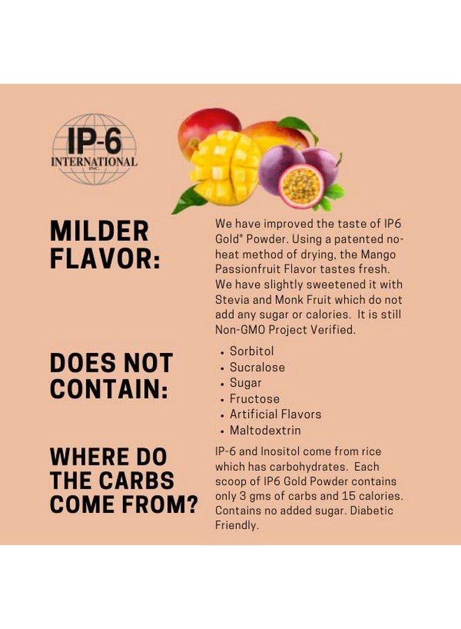 IP6 Gold IP-6 Gold Powder with an Improved Mango Passionfruit Flavor, 60 Servings - Image 5