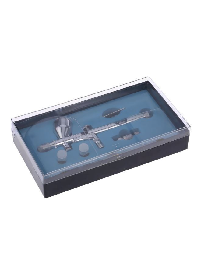 NIBEMINENT Dual-Action Airbrush Kit Silver 160x70x27mm  - Image 2