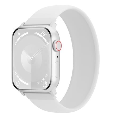 Arctime Silicone Solo Loop Bands Compatible with Watch Band 38mm 40mm 41mm 42mm 44mm 45mm 46mm 49mm, Sport Stretchy Strap Soft Replacement Wristband for iWatch Ultra 3 2 1 Series 11 10 9 8 SE 7 6 5 4 - Image 1