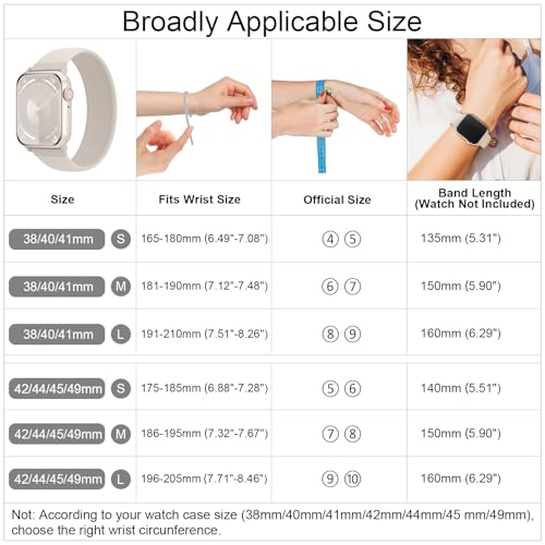 Arctime Silicone Solo Loop Bands Compatible with Watch Band 38mm 40mm 41mm 42mm 44mm 45mm 46mm 49mm, Sport Stretchy Strap Soft Replacement Wristband for iWatch Ultra 3 2 1 Series 11 10 9 8 SE 7 6 5 4 - Image 3