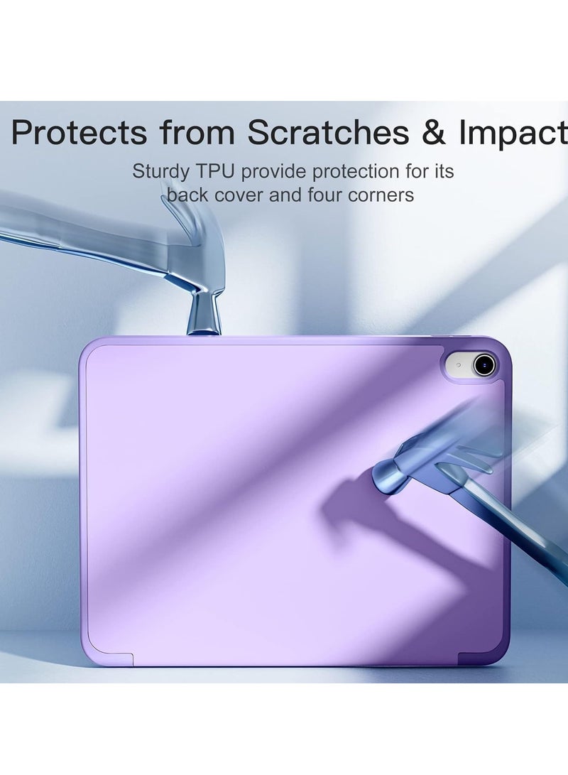 JAJEEK Compatible with iPad 10th Generation Case 10.9 Inch 2022, Slim Trifold Stand Protective Cover with Pencil Holder, Soft TPU Back, Auto Sleep/Wake Function, Lightweight, Durable, and Easy to Carry - Image 4