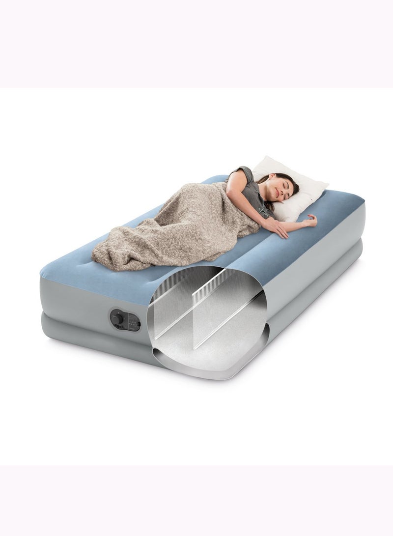 INTEX Twin Dura-Beam Comfort Airbed with FastFill USB Pump - Image 3