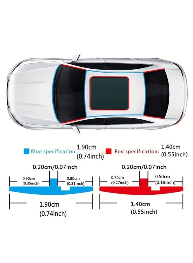 Fit T Type Car Sealing Strip 14mm 78 74inch Durable Rubber Black Silent Auto Trunk Seal Edge Trim - Image 2