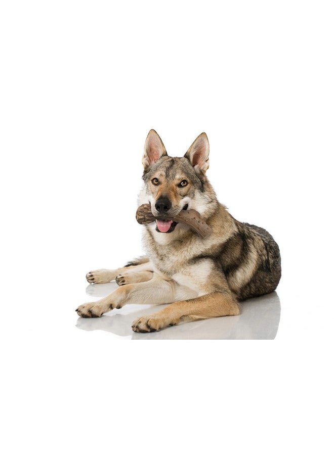 Nylabone Power Chew Antler Alternative Nylon Chew Toy For Dogs, Dog Toys For Aggressive Chewers, Venison Flavor, Large/Giant (1 Count)  - Image 2
