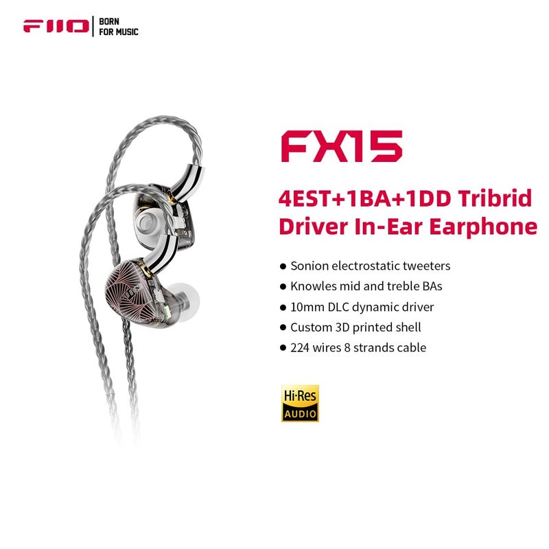 FIIO FX15 Six-Driver Hybrid in Ear Monitors - Image 3