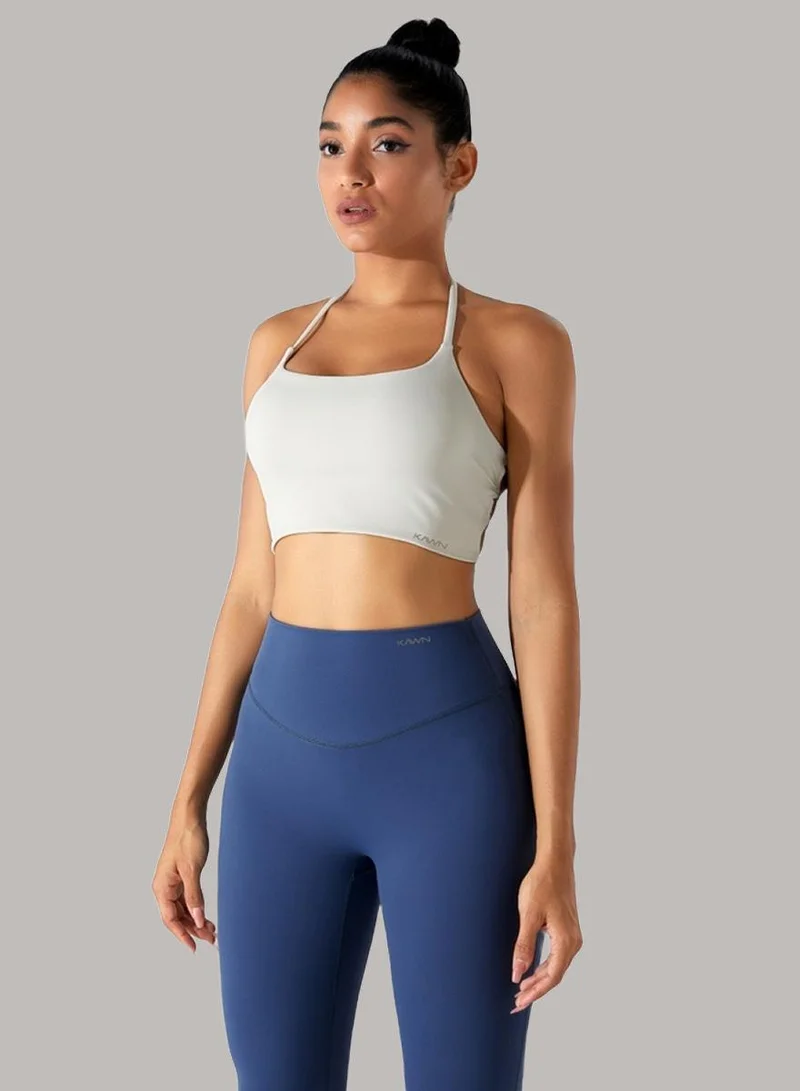 Womens Striped Back Sleeveless Sports Bra
