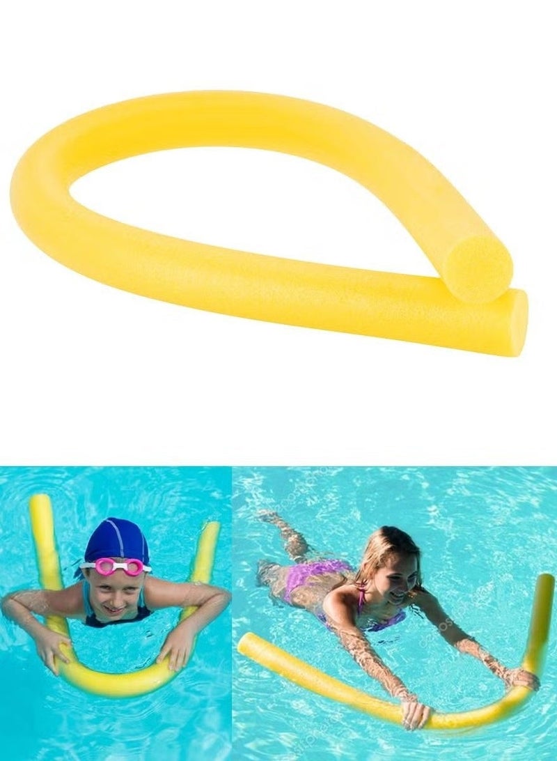 Toy Box Swimming Noodle Foam Float Aid for Water Relaxation and Sports - Yellow - Image 1