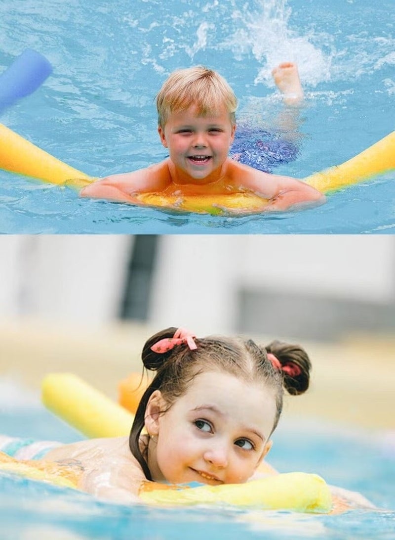 Toy Box Swimming Noodle Foam Float Aid for Water Relaxation and Sports - Yellow - Image 3
