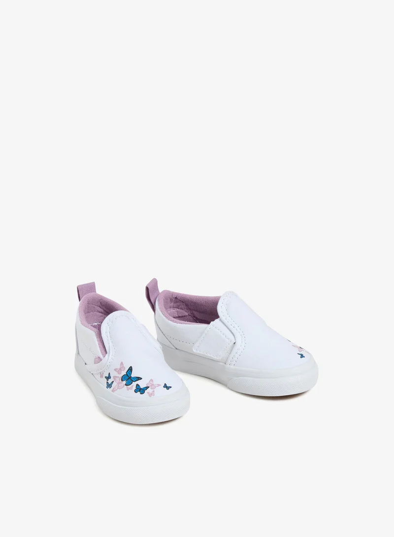 VANS Kids' Slip-On Velcro Unisex Shoes (Baby and Toddler)