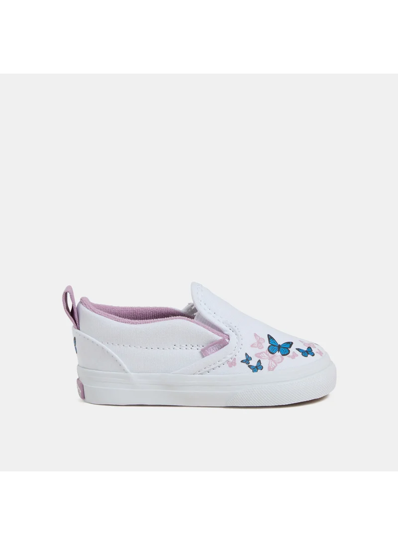 VANS Kids' Slip-On Velcro Unisex Shoes (Baby and Toddler)
