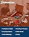 WE Games Metal Jacks Set Classic Jacks Game with 2 Red Balls in Keepsake Wooden Box Nostalgic Floor Game - Image 4