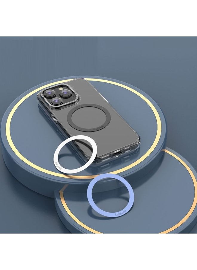 HuHa - AhaStyle WG132 Ultra-Thin Magnetic Pads For Cell Phones Magsafe Wireless Charger Magnet Stickers(Black) - Image 1
