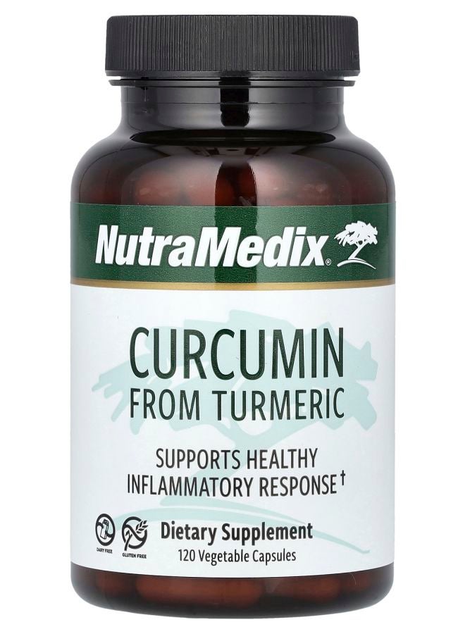 Curcumin From Turmeric 120 Vegetarian Capsules