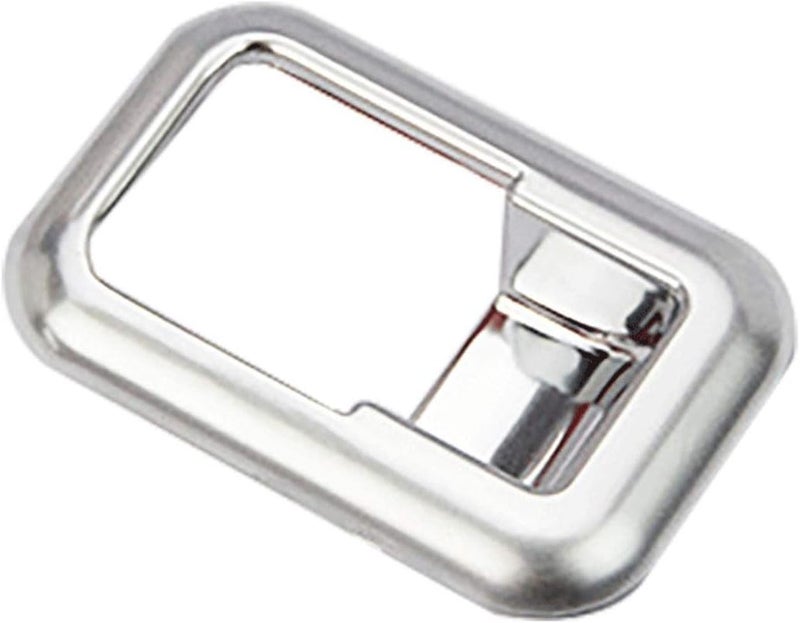 QASULER Chrome Silver Window Switch Cover Trim for Tesla Model S/X - Image 4