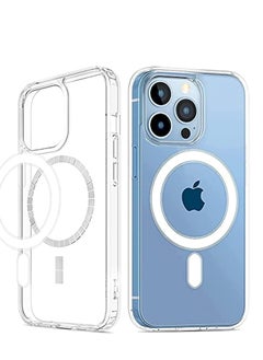 Protection case with 4 built-in protective pads in transparent color, anti-yellowing and anti-shock for Apple iPhone 13 Pro, 6.1 inch, silicone