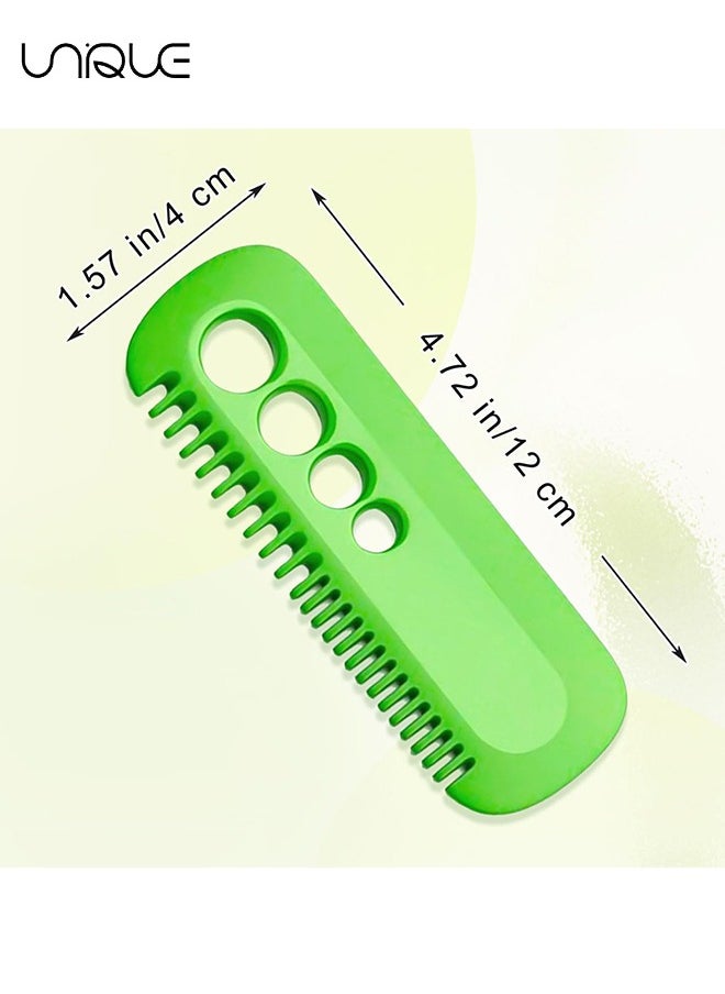 Unique - 1 Pcs Herb Stripping Tool,Mini Vegetable Leaf Peeler Herb Stripper ,Chard, Collard Greens, Thyme, Basil, Cilantro Tool Kitchen Gadgets Green Leaf Herb Stripper (Green) - Image 1
