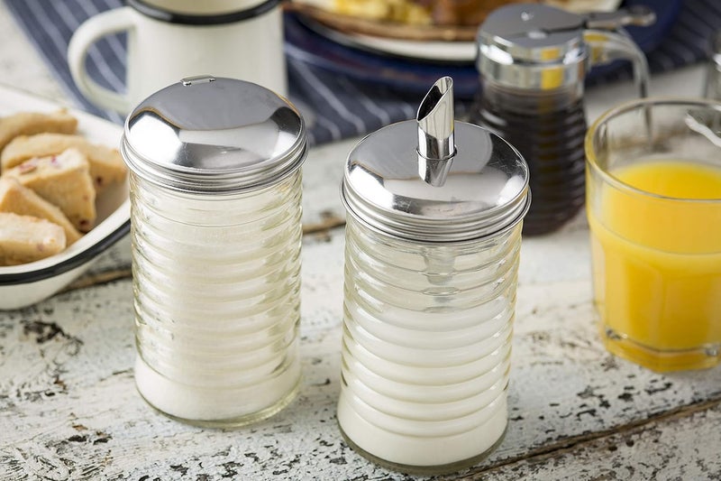 Tablecraft 12 oz Beehive Sugar Pourer, clear - Image 3
