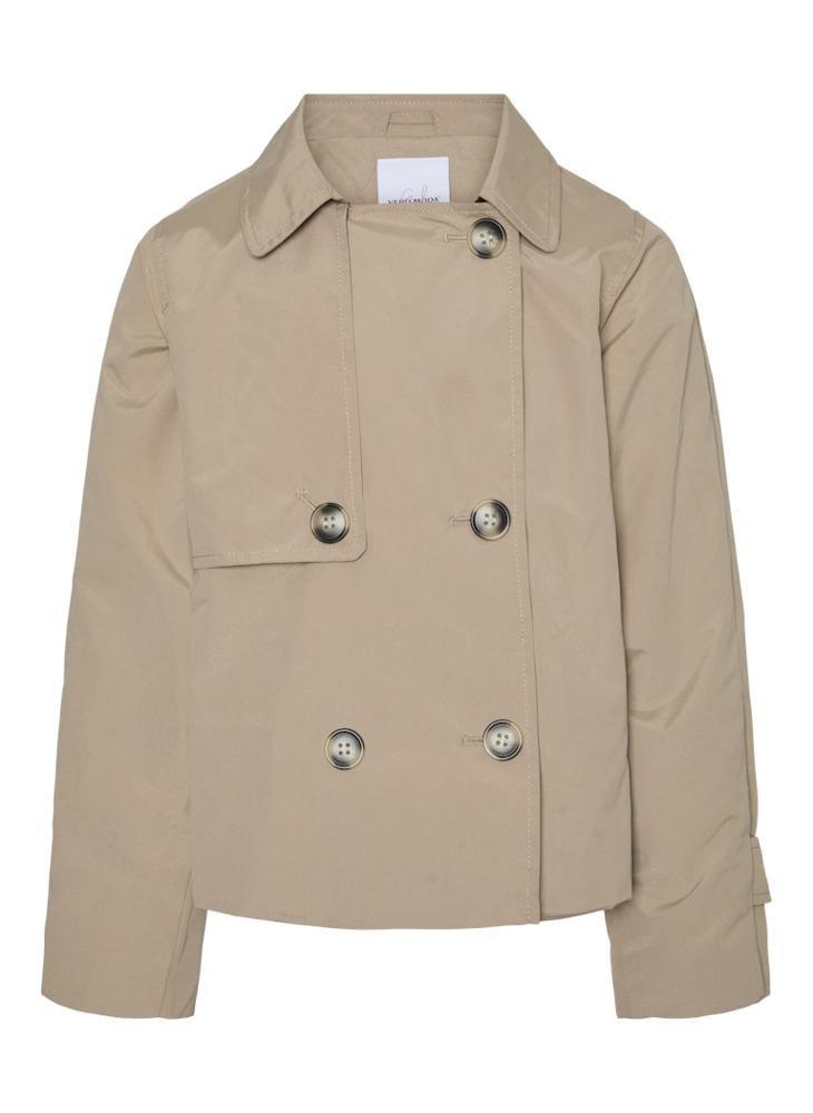 Vero Moda Girl Kids Button Detail Coat  - Image 4