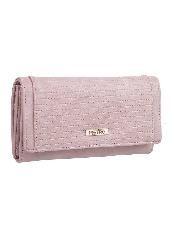 Metro Women Peach Bifold Clutch (95-7656) - Image 5