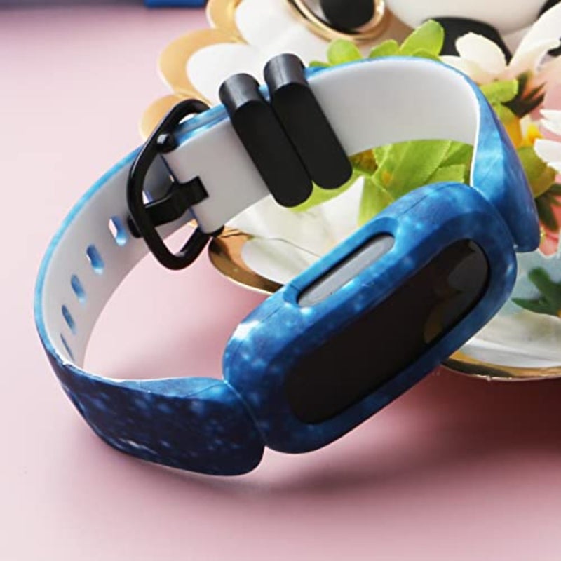 Ace 3 Floral Bands Replacement for Fitbit Ace 3 Watch Band, Skin-Friendly Colorful Pattern Ace 3 Watchband Straps Wristband Bracelet Band Ace 3 Waterproof Accessories [3 Pack - Image 5