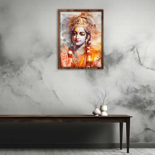 DIAMOND CRAFTZ 5D Diamond Painting Kit, 12x16inch Diamond Painting Kit for Adults & Kids, Very Suitable for Home Leisure and Wall Decoration, Gift for Kids and Adults (Ram) - Image 4