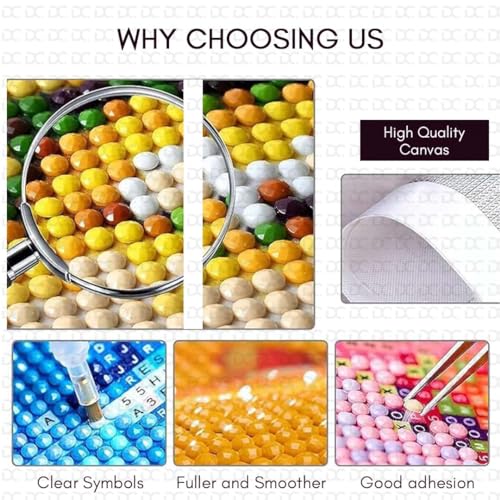 DIAMOND CRAFTZ 5D Diamond Painting Kit, 12x16inch Diamond Painting Kit for Adults & Kids, Very Suitable for Home Leisure and Wall Decoration, Gift for Kids and Adults (Ram) - Image 5