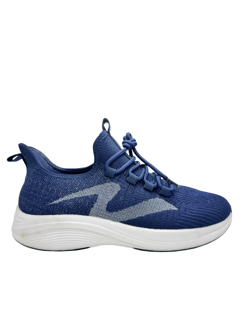 Generic - Walk Line Men's Running Fashion Light weight Breathable Flying Knitting Lace Up Mesh Walking Workout Sports Shoes - Image 1